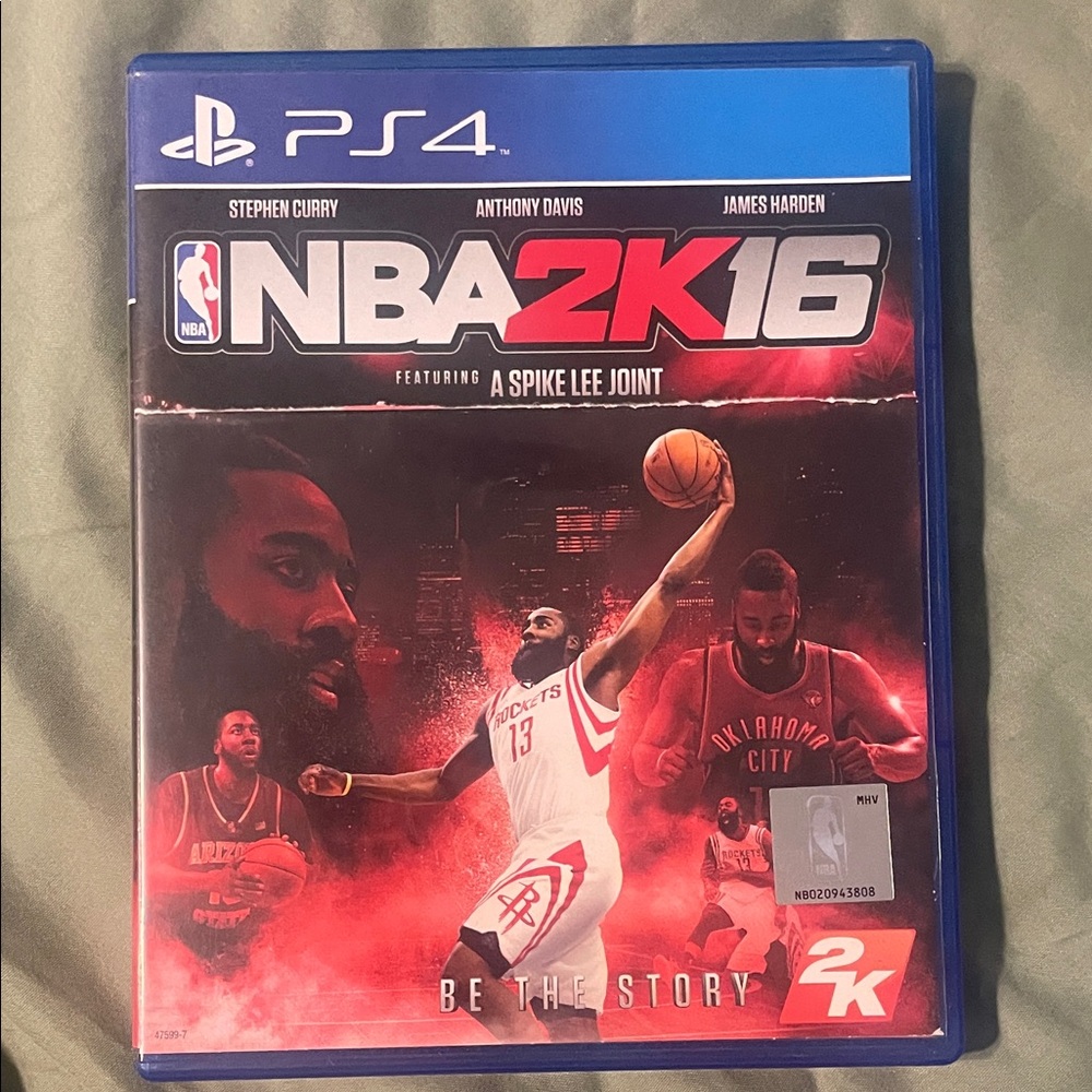 NBA 16 PS4 Game - Red Cover